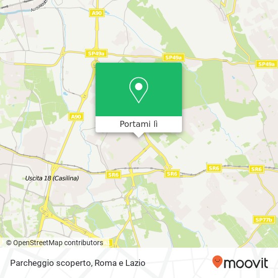 Mappa Parcheggio scoperto