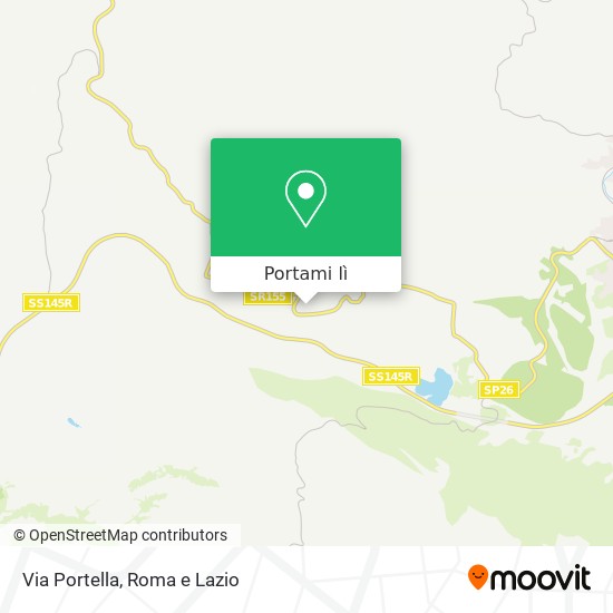 Mappa Via Portella