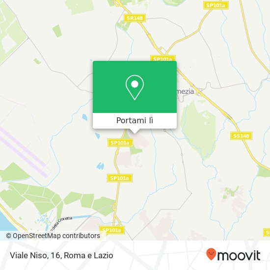 Mappa Viale Niso, 16