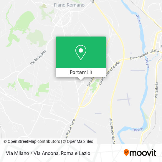 Mappa Via Milano / Via Ancona