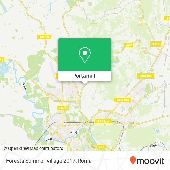 Mappa Foresta Summer Village 2017