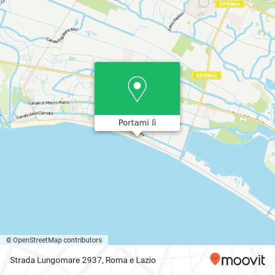 Mappa Strada Lungomare  2937