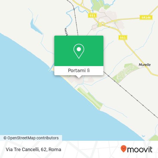 Mappa Via Tre Cancelli, 62