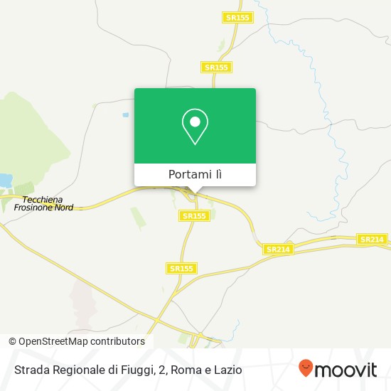 Mappa Strada Regionale di Fiuggi, 2