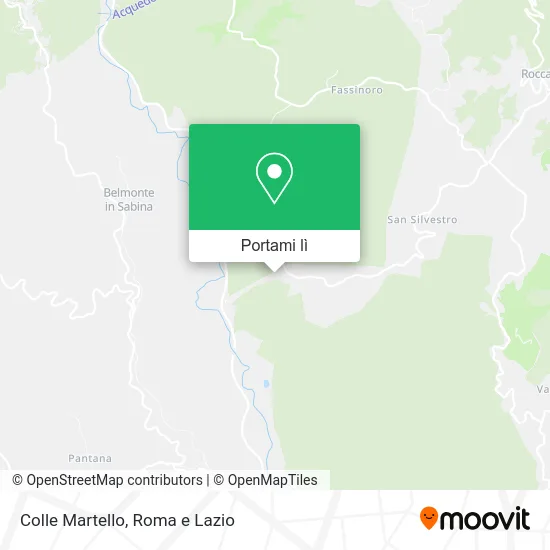 Mappa Colle Martello