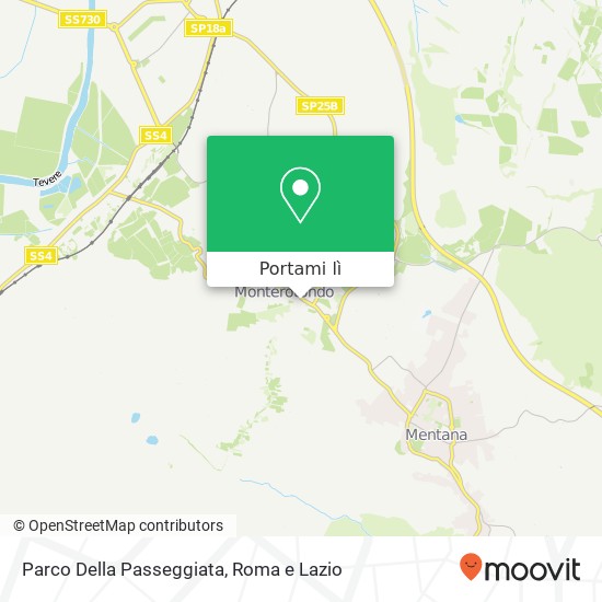 Mappa Parco Della Passeggiata