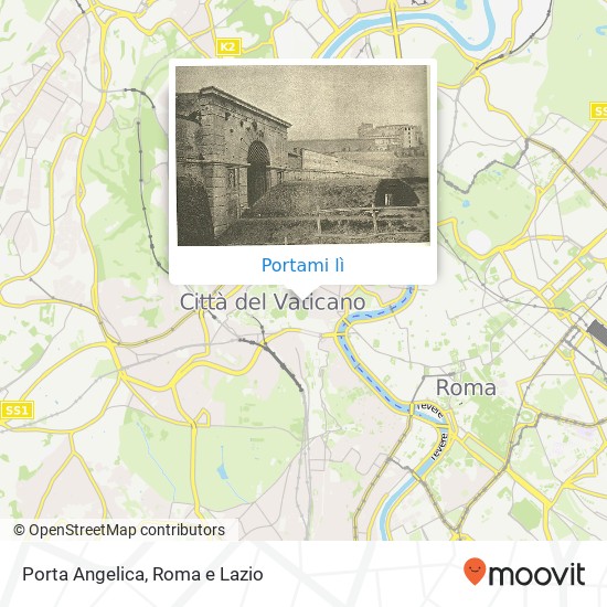 Mappa Porta Angelica