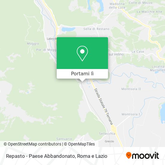 Mappa Repasto - Paese Abbandonato