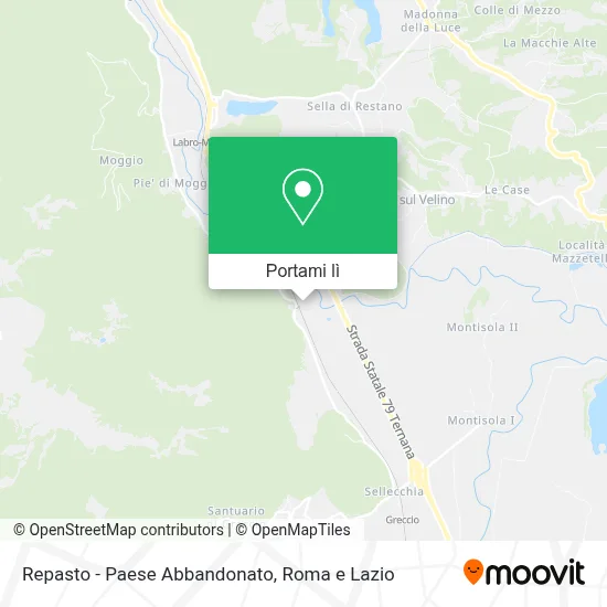 Mappa Repasto - Paese Abbandonato