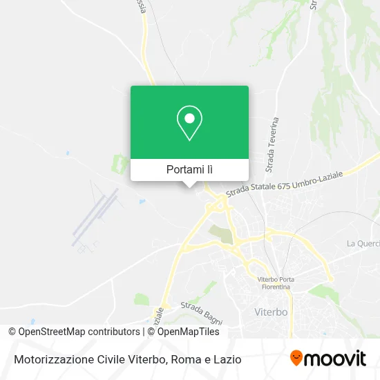 Mappa Motorizzazione Civile Viterbo