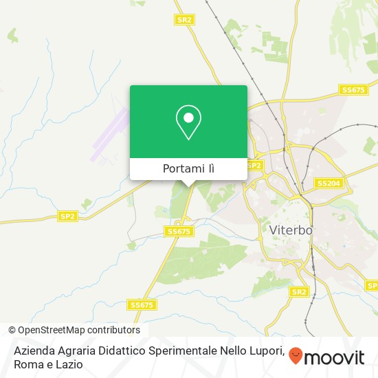 Mappa Azienda Agraria Didattico Sperimentale Nello Lupori