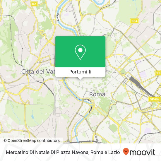 Mappa Mercatino Di Natale Di Piazza Navona