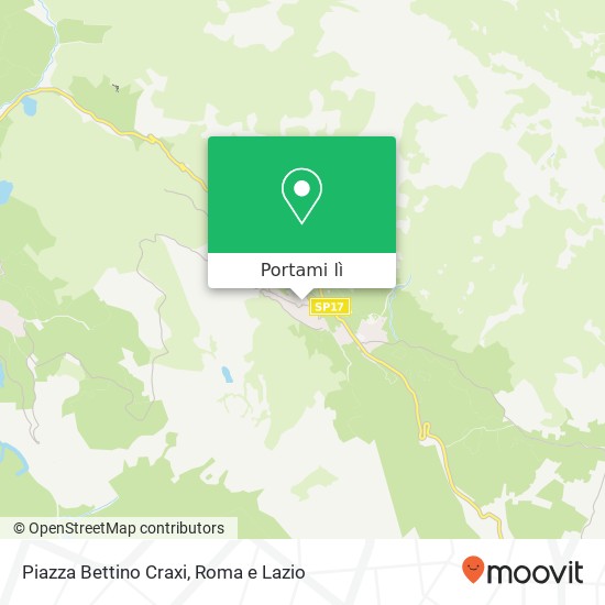 Mappa Piazza Bettino Craxi