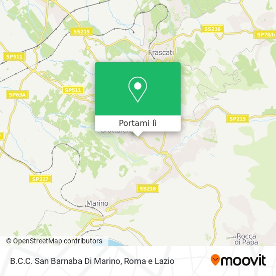 Mappa B.C.C. San Barnaba Di Marino