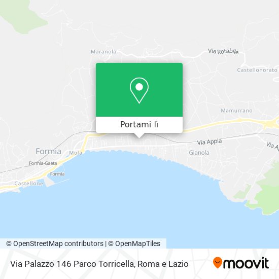 Mappa Via Palazzo 146 Parco Torricella