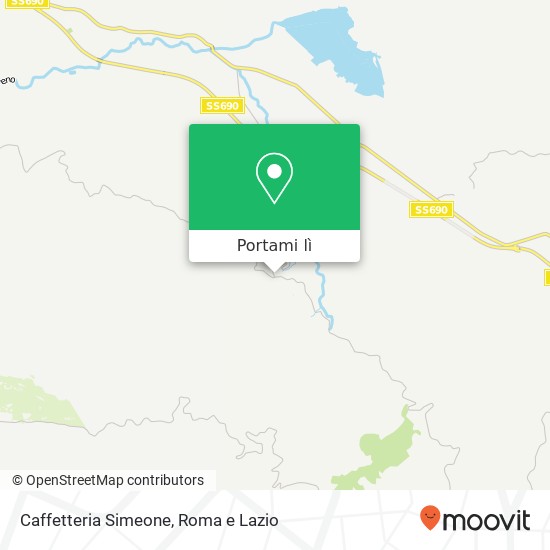 Mappa Caffetteria Simeone