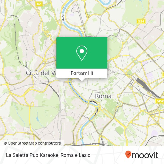 Mappa La Saletta Pub Karaoke