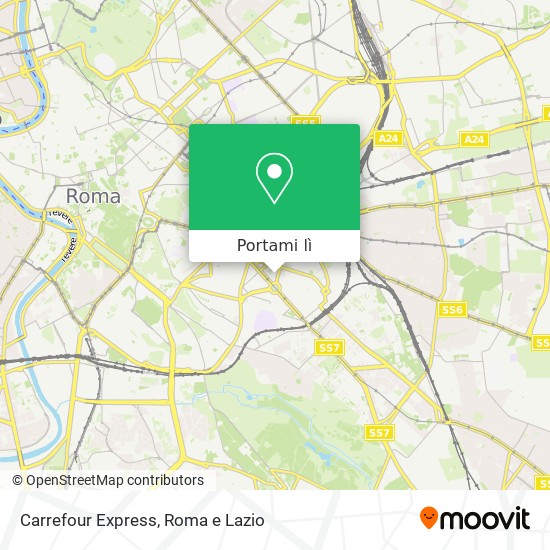 Mappa Carrefour Express