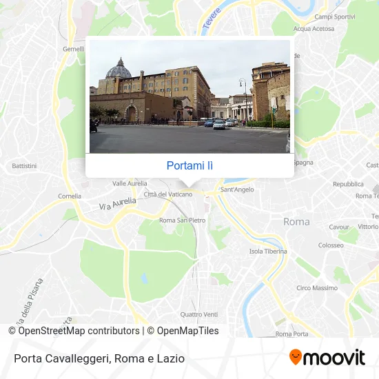 Mappa Porta Cavalleggeri