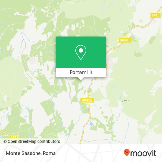 Mappa Monte Sassone