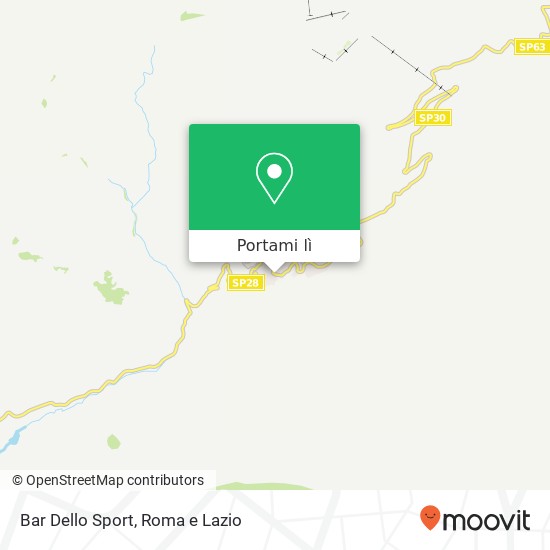 Mappa Bar Dello Sport