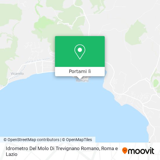 Mappa Idrometro Del Molo Di Trevignano Romano