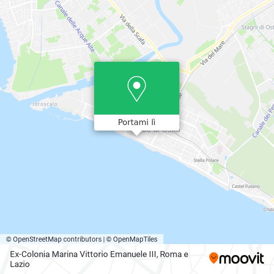 Mappa Ex-Colonia Marina Vittorio Emanuele III