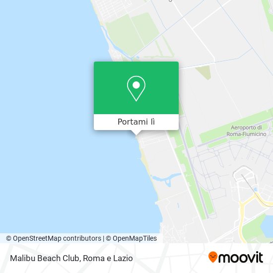 Mappa Malibu Beach Club