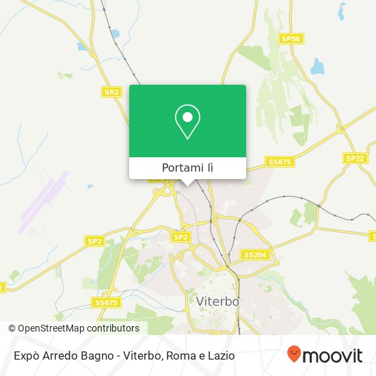 Mappa Expò Arredo Bagno - Viterbo