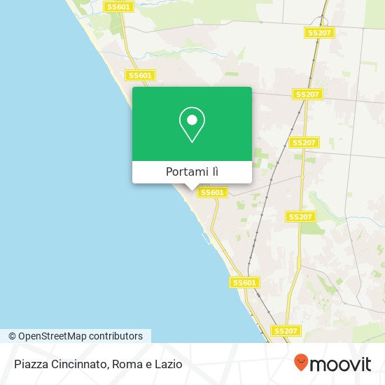 Mappa Piazza Cincinnato