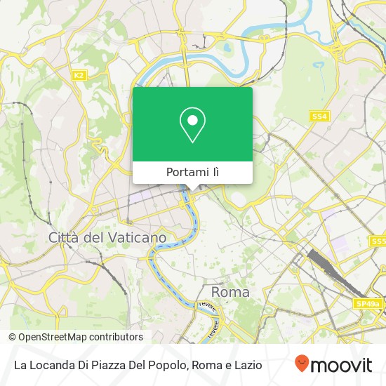 Mappa La Locanda Di Piazza Del Popolo