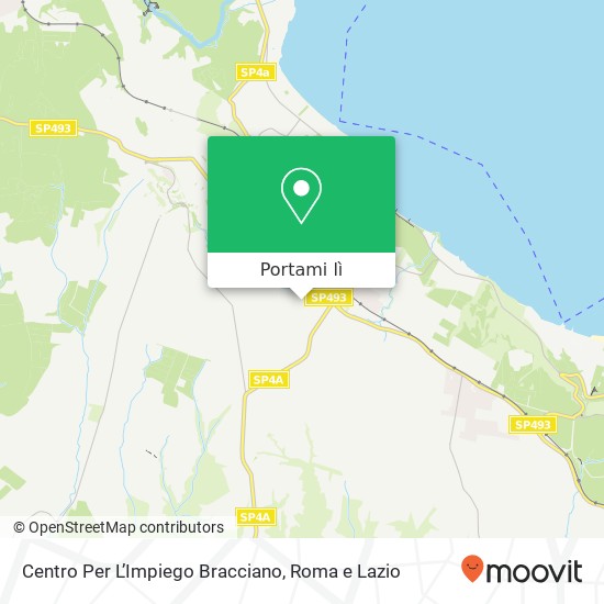 Mappa Centro Per L’Impiego Bracciano