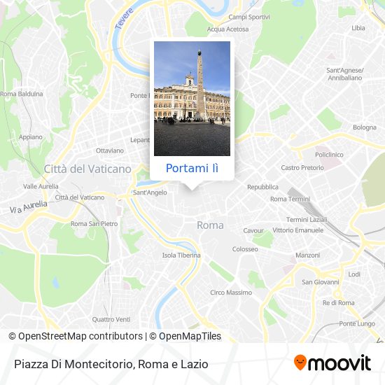Mappa Piazza Di Montecitorio