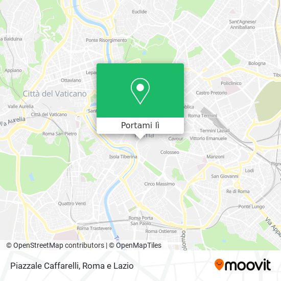 Mappa Piazzale Caffarelli