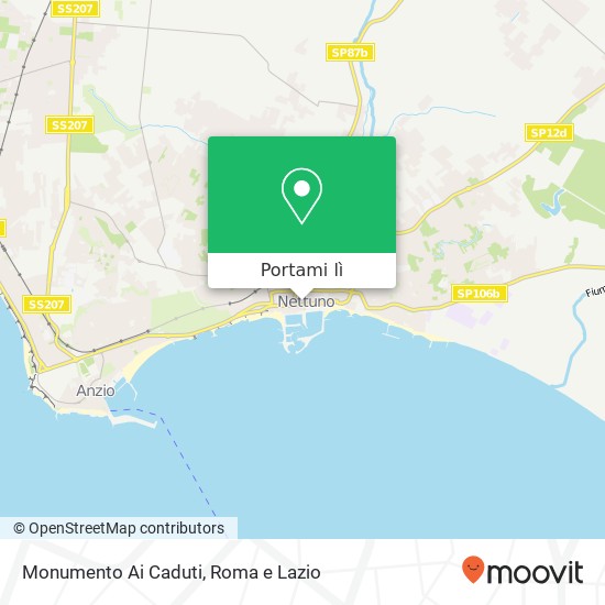 Mappa Monumento Ai Caduti