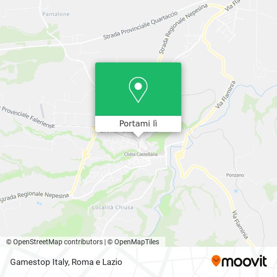 Mappa Gamestop Italy