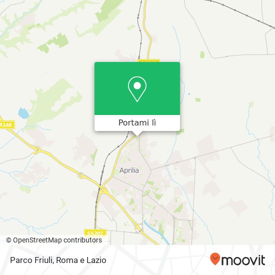 Mappa Parco Friuli