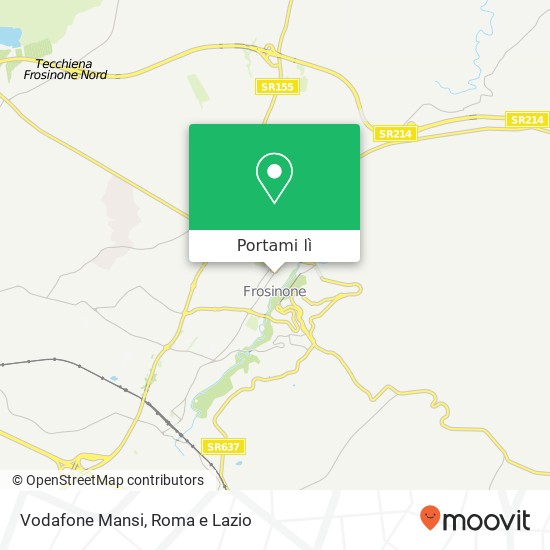 Mappa Vodafone Mansi