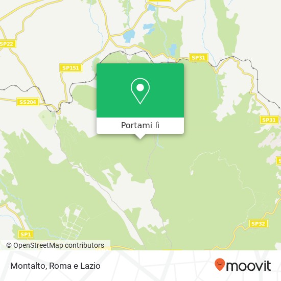 Mappa Montalto