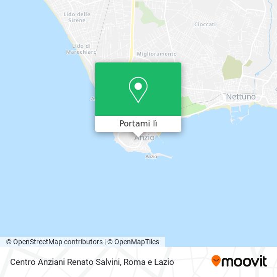 Mappa Centro Anziani Renato Salvini