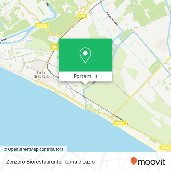 Mappa Zenzero Biorestaurante