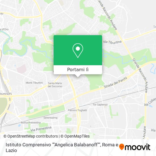 Mappa Istituto Comprensivo ""Angelica Balabanoff""