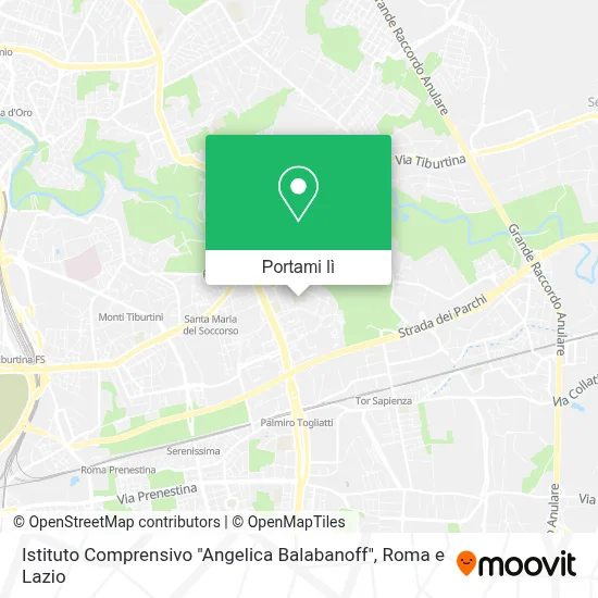 Mappa Istituto Comprensivo "Angelica Balabanoff"