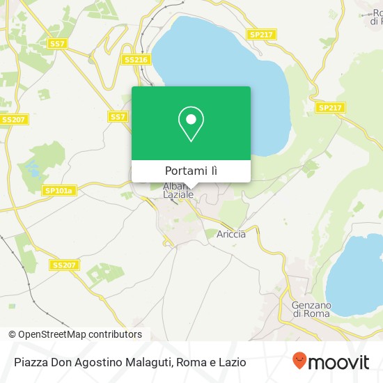 Mappa Piazza Don Agostino Malaguti