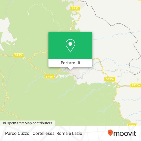 Mappa Parco Cuzzoli Cortellessa