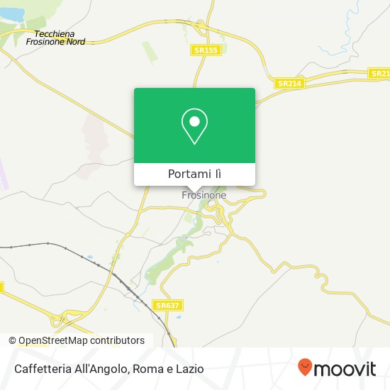 Mappa Caffetteria All'Angolo