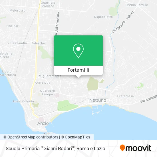 Mappa Scuola Primaria ""Gianni Rodari""