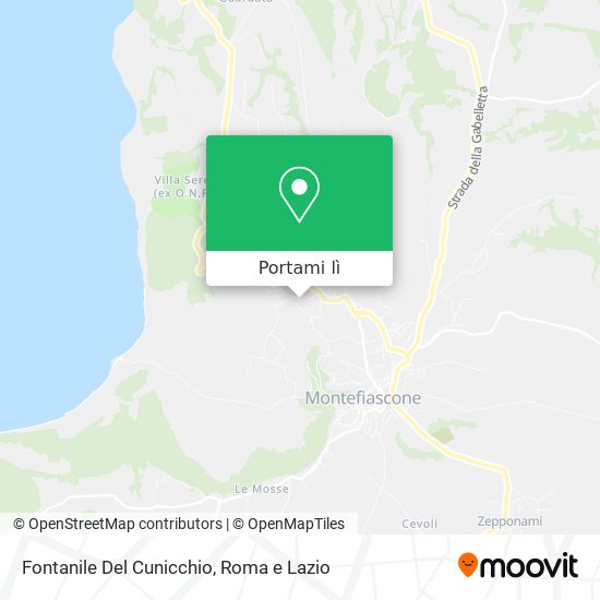 Mappa Fontanile Del Cunicchio