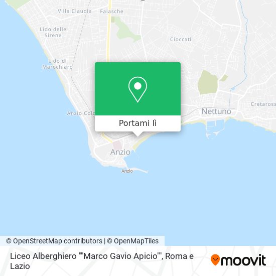 Mappa Liceo Alberghiero ""Marco Gavio Apicio""