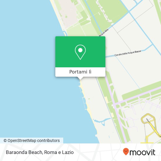 Mappa Baraonda Beach